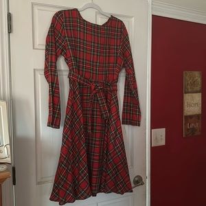 Perfect Christmas Plaid dress